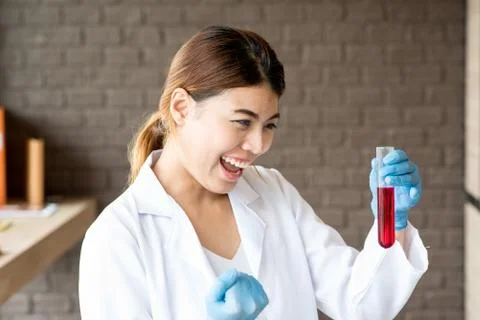 Scientist working at the laboratory Stock Photos
