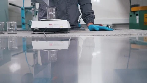 A scientist works in a laboratory close-up Stock Footage 112152210