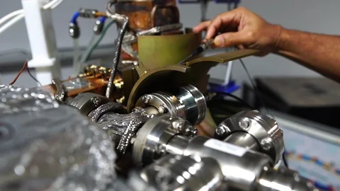 Scientists are measuring the amount of radiation Stock Footage 115251292