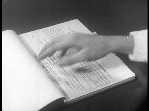 Scientists attack polio in the 1956 by testing it on monkeys. Stock Footage 74737858