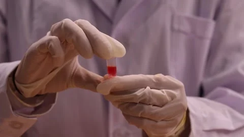 Scientists, experimenters, sampling tubes (1) Stock Footage 202259152