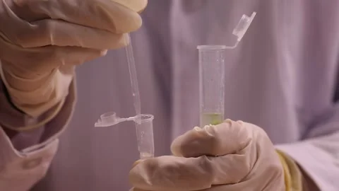 Scientists, experimenters, sampling tubes (4) Stock Footage 202259168