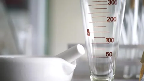 Scientists in Lab Coats Analyzing Samples Under Microscopes Stock Footage 304315502