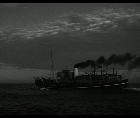 Scientists put tags on fish to study their population, Scotland UK 1950 Stock Footage 131078030