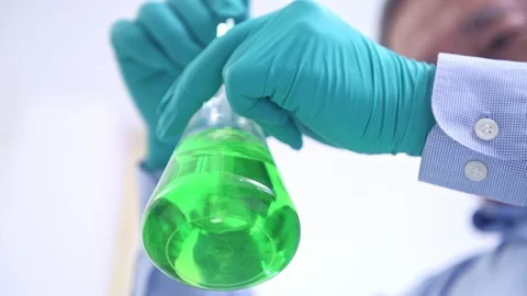 Scientists working in lab portrait. Stock Footage 92396121