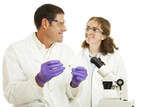 Scientists Working Together Stock Photos