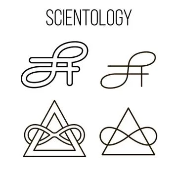 Scientology topic illustration Stock Illustration