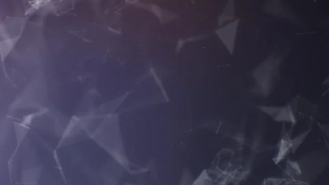 SciFi Abstract Geometric Shapes and Glowing Particles Motion Background Loop Stock Footage 340899716
