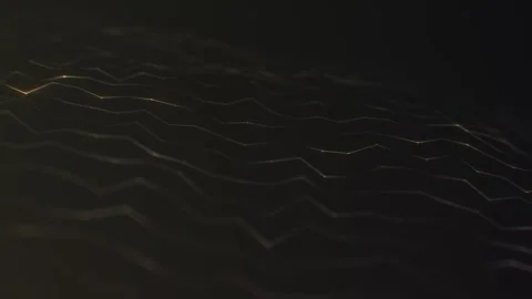 SciFi Abstract Geometric Shapes and Glowing Particles Motion Background Loop Stock-Footage 340899732