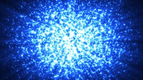 Scifi Colorful Explosion Background Stock Footage 124267252