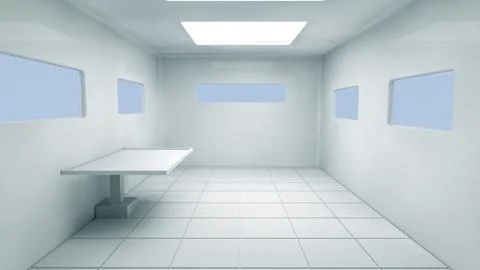 SCIFI Corridor Stock Illustration