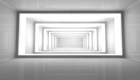 SCIFI Corridor Stock-Illustration