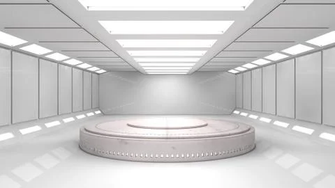 SCIFI Corridor Stock-Illustration