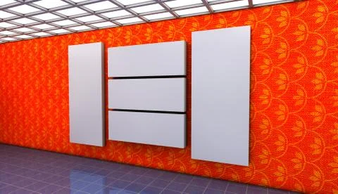 SCIFI Corridor Stock Illustration