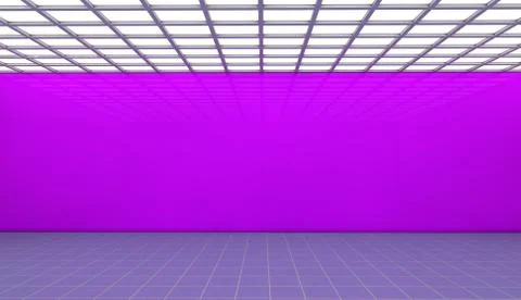 SCIFI Corridor Stock Illustration