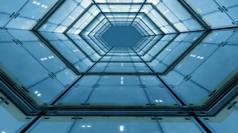 SCIFI Corridor Stock-Illustration