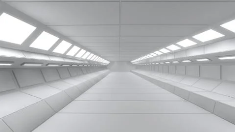 SCIFI Corridor Stock-Illustration