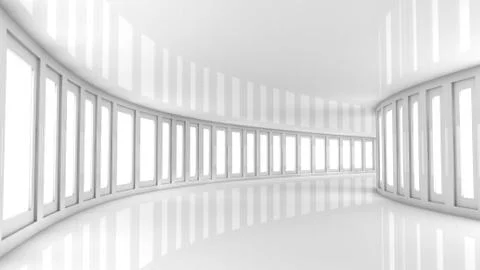 SCIFI Corridor Stock Illustration