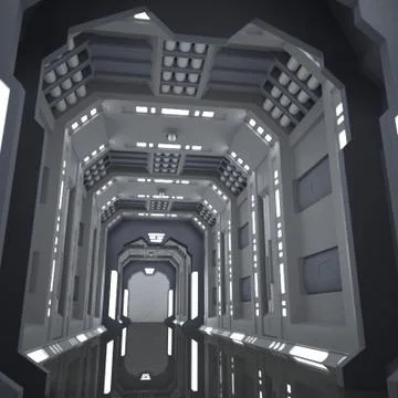 3D Model: SciFi Corridor_A ~ Buy Now #91500669 | Pond5