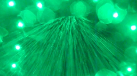 SciFi Green Liquid Falling Stock Footage 10887348
