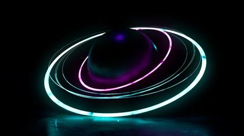 Scifi planet Illustrazione stock