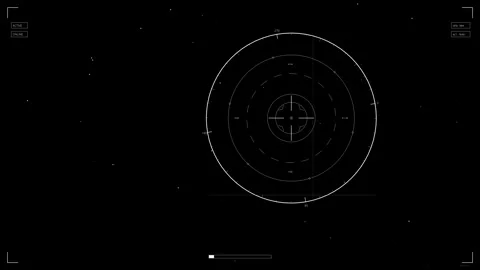 SCIFI science fiction HUD element animation designed for video creators and web Stock Footage 327429150