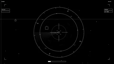SCIFI science fiction hud element animation for video creators and web Stock Footage 327429165