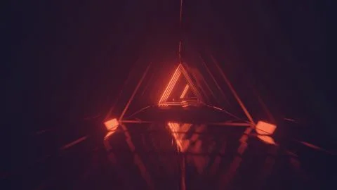 Scifi Tunnel Illustrazione stock