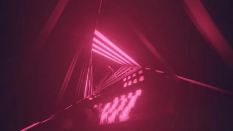 Scifi Tunnel Illustrazione stock
