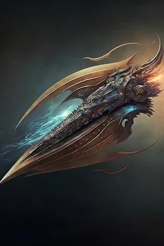 Scimitar of speed Stock Illustration