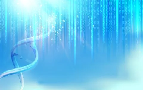 Scince illustration of bigdata. 스톡 일러스트