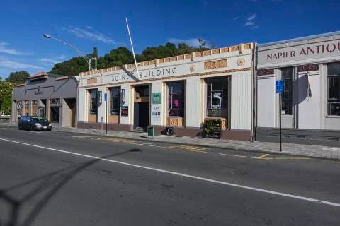 Scinde Building in Napier. Stock Photos
