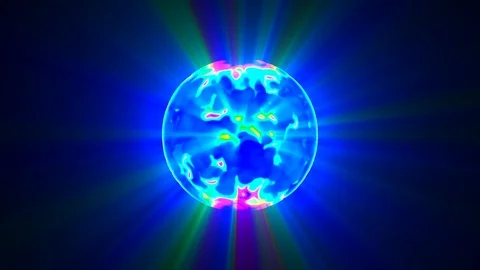 Scintillating Colorful Psychedelic Globe VJ Abstract Motion Background Loop 1 Stock Footage 101439853