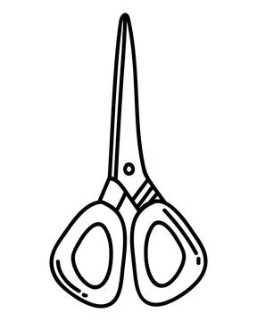 Scissor handle tool Illustration