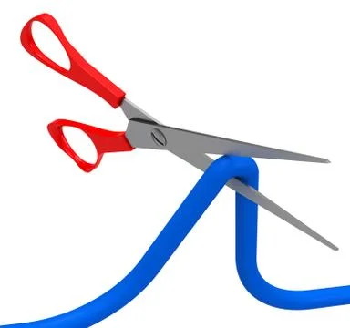 The scissor Illustrazione stock
