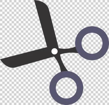 Scissor image flat illustration  Stock Illustration