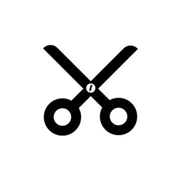 Scissor vector design template illustration Stock Illustration