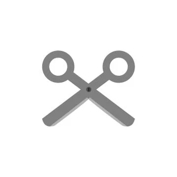 Scissor vector design template illustration 스톡 일러스트