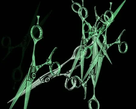 Scissors - 001 - VJ Loops SD 720X576 库存影片 22142230