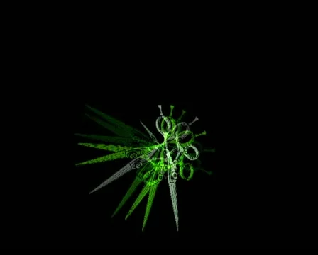 Scissors - 002 - VJ Loops SD 720X576 库存影片 22142242