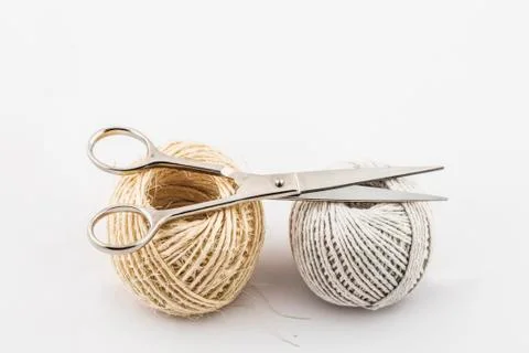 Scissors and ball Stock Photos