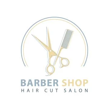 Scissors and comb icon Stock Illustration