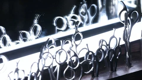 Scissors  close-up 5 Stock-Footage 321200193