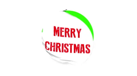 Scissors cut out a text of Merry Christmas, transition. animation Video stock 56213322