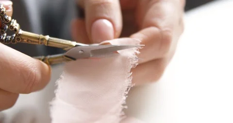 Scissors cutting Stock Footage 123508696