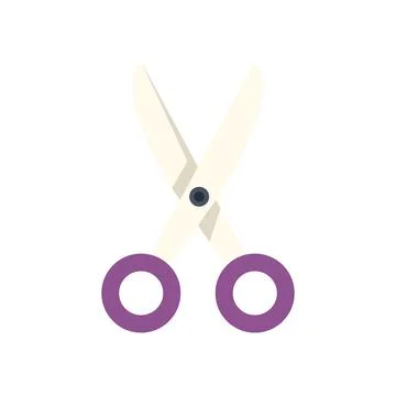 Scissors for cutting paper and school supplies Stock Illustration