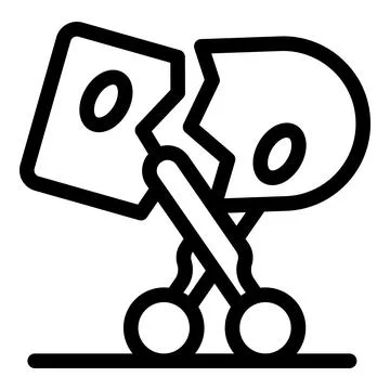 Scissors cutting price tag representing discount or zero cost Stock Illustration