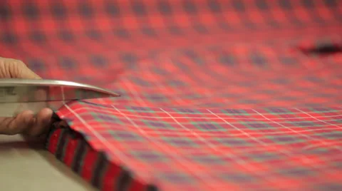 Scissors cutting texture Stock Footage 31448860