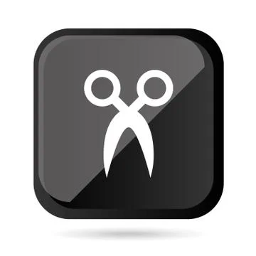 Scissors design, vector illustration Stock Illustration