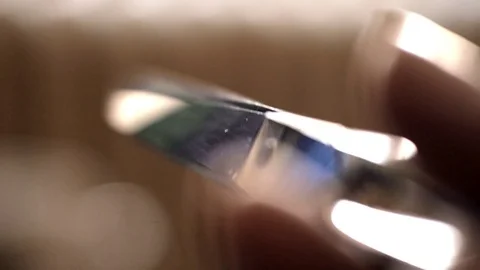 Scissors in hand Stock Footage 79156065